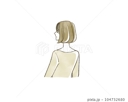 ショックを受けている女性 ショックを受けている女性 104732680