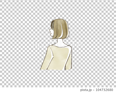 ショックを受けている女性 ショックを受けている女性 104732680
