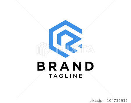 Initial Letter R Logo. Blue Bright Geometric Origami Arrows Style isolated on White Background. Usable for Business, Real Estate and Building Logos. Flat Vector Logo Design Template Element. Initial Letter R Logo. Blue Bright Geometric Origami Arrows Style isolated on White Background. Usable for Business, Real Estate and Building Logos. Flat Vector Logo Design Template Element. 104733953