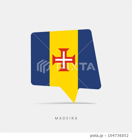 Madeira flag bubble chat icon 104736852
