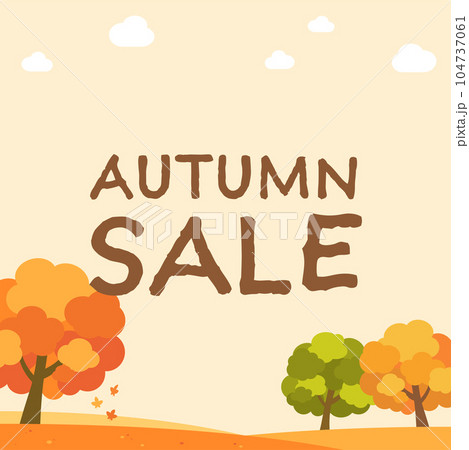 背景イラスト_紅葉 104737061