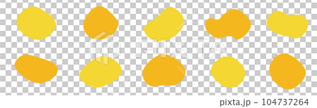 Cute abstract loose frame Set of cute abstract 104737264