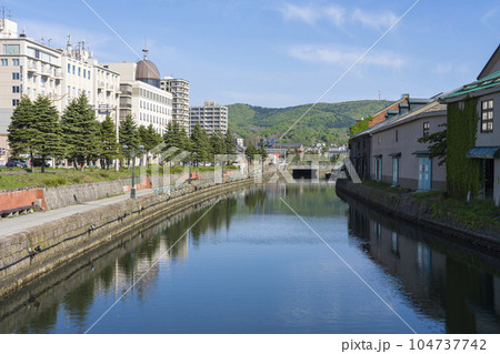 小樽運河の風景 104737742