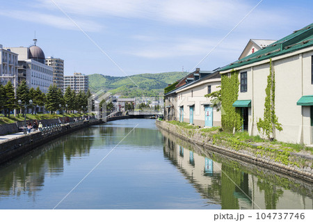 小樽運河の風景 104737746