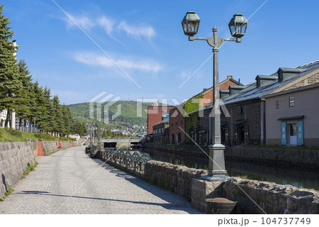 小樽運河の風景 小樽運河の風景 104737749
