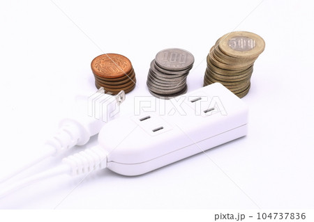 電気代、電気料金高騰のイメージ 電気代、電気料金高騰のイメージ 104737836