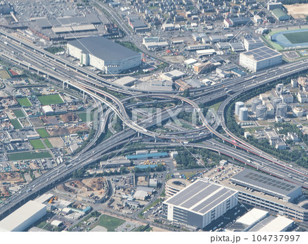三郷ジャンクション空撮 三郷ジャンクション空撮 104737997