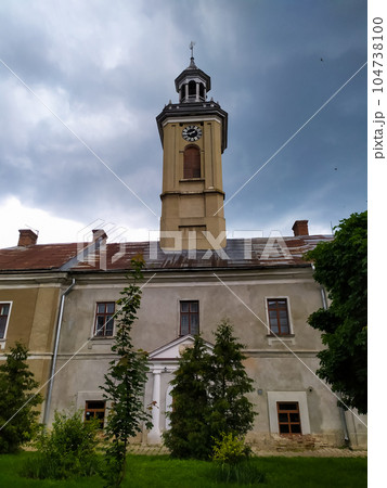 Town Hall House at Market Square in Berezhany, Ternopil region, Ukraine Town Hall House at Market Square in Berezhany, Ternopil region, Ukraine 104738100