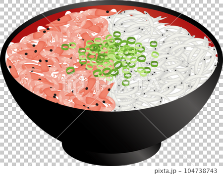 しらすと桜えび丼 しらすと桜えび丼 104738743