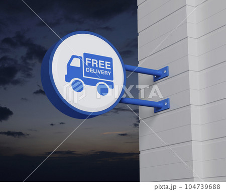 Business transportation service concept, 3D rendering Business transportation service concept, 3D rendering 104739688
