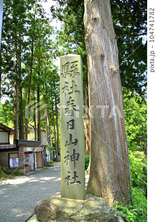 新潟県上越市の勝負の神様を祀る春日山神社 新潟県上越市の勝負の神様を祀る春日山神社 104741782