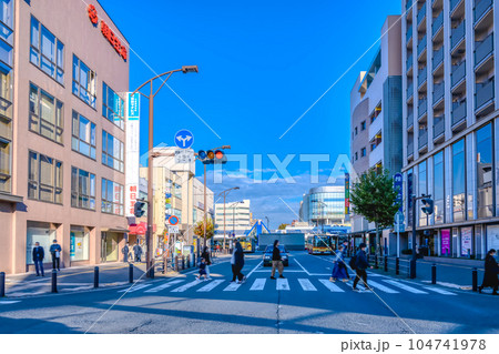 神奈川県藤沢市の都市風景 湘南台駅 神奈川県藤沢市の都市風景 湘南台駅 104741978