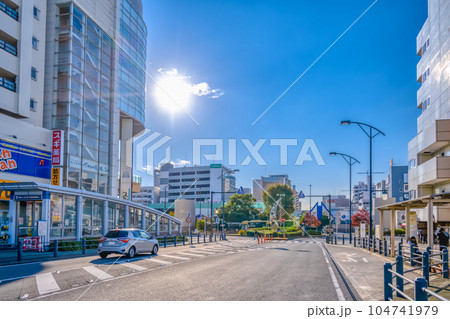 神奈川県藤沢市の都市風景 湘南台駅 神奈川県藤沢市の都市風景 湘南台駅 104741979