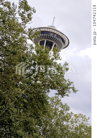 View of the Space Needle - Seattle, WA - USA View of the Space Needle - Seattle, WA - USA 104742119
