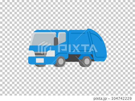 働く車・ごみ収集車 働く車・ごみ収集車 104742229