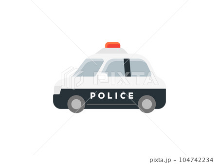 働く車・パトロールカー 働く車・パトロールカー 104742234