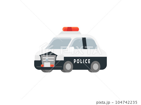働く車・パトロールカー 104742235