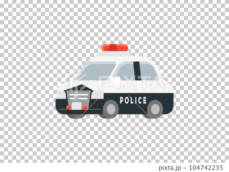働く車・パトロールカー 104742235