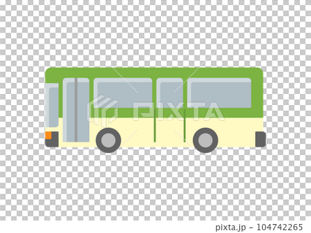 働く車・公共交通機関・バス 104742265