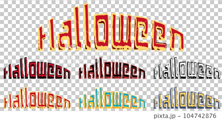 Halloween character material set 104742876