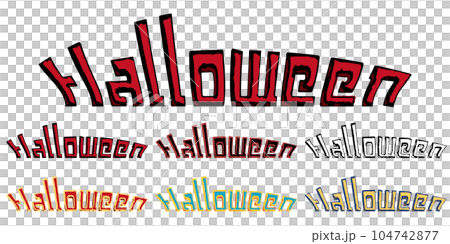 Halloween character material set 104742877