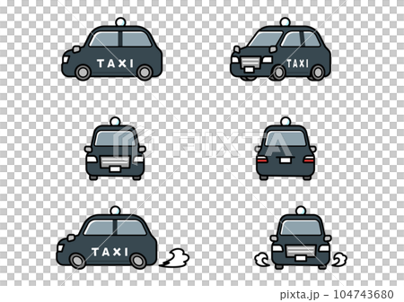 工作車/出租車插圖集 104743680