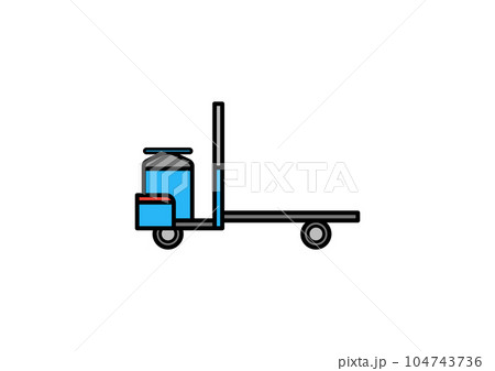 働く車・ターレットトラック 働く車・ターレットトラック 104743736