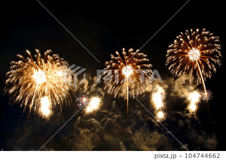 2019年 うつのみや花火大会　栃木県宇都宮市（鬼怒川河川敷・道場宿緑地）8月10日開催 104744662