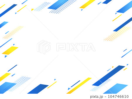 ブルー　ビジネス　IT　成長　幾何学　背景イラスト素材 104746610