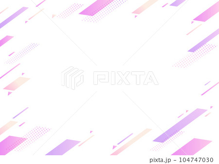 ピンク　ビジネス　IT　成長　幾何学　背景イラスト素材 104747030