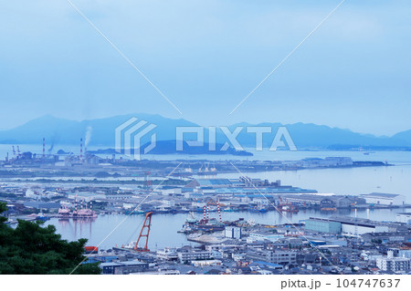 高塔山展望台から見る北九州小倉の景色 104747637