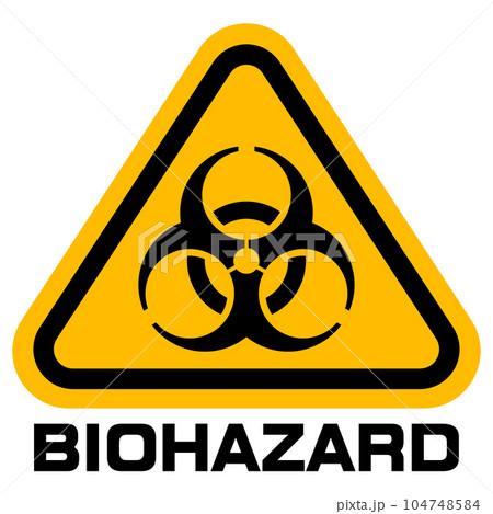 バイオハザード(Biohazard sign) 104748584