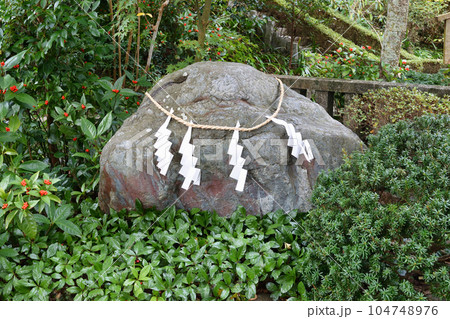 鎌倉　荏柄天神社　かっぱ筆塚 104748976