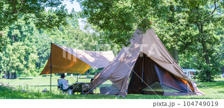 「埼玉県」秋ヶ瀬公園でデイキャンプ 「埼玉県」秋ヶ瀬公園でデイキャンプ 104749019