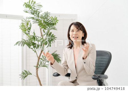 ビジネス 女性 対談 ビジネス 女性 対談 104749418