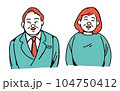 笑顔40〜50代男女 104750412