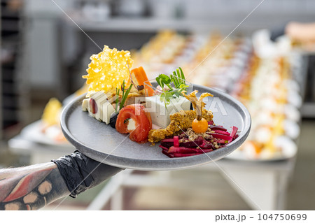 Luxury food for wedding table 104750699