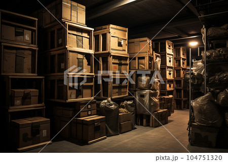 Old factory warehouse. 104751320