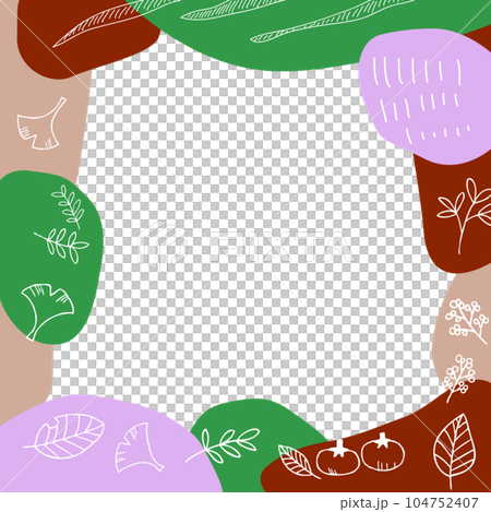 北歐秋季背景插畫素材 104752407