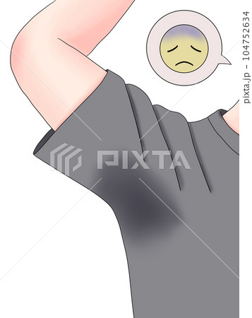 脇の悩み(グレー・汗染み・しょんぼり) 脇の悩み(グレー・汗染み・しょんぼり) 104752634