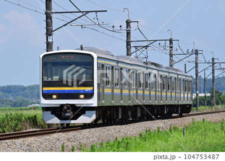 成田線 大戸ー下総神崎 JR東日本 209系2100番台 C446編成(幕張) 成田線 大戸ー下総神崎 JR東日本 209系2100番台 C446編成(幕張) 104753487