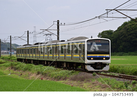成田線 下総神崎ー大戸 JR東日本 209系2100番台 C439編成(幕張) 成田線 下総神崎ー大戸 JR東日本 209系2100番台 C439編成(幕張) 104753495