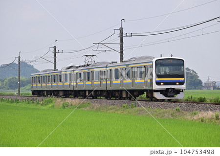 成田線 下総神崎ー大戸 JR東日本 209系2100番台 C437編成(幕張) 成田線 下総神崎ー大戸 JR東日本 209系2100番台 C437編成(幕張) 104753498