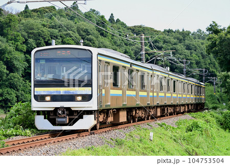 成田線　久住ー滑河　JR東日本　209系2100番台　C413編成（幕張） 104753504