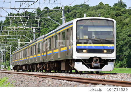 総武本線 物井ー佐倉 JR東日本 209系2100番台 C411編成(幕張) 総武本線 物井ー佐倉 JR東日本 209系2100番台 C411編成(幕張) 104753529