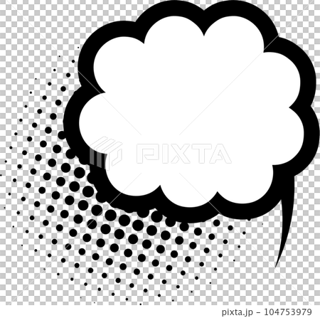 Pop art half tone polka dots speech bubble balloon icon sticker memo keyword planner text box banner, flat png transparent element design Pop art half tone polka dots speech bubble balloon icon sticker memo keyword planner text box banner, flat png transparent element design 104753979