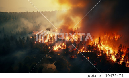 山火事（AI生成） 104754734