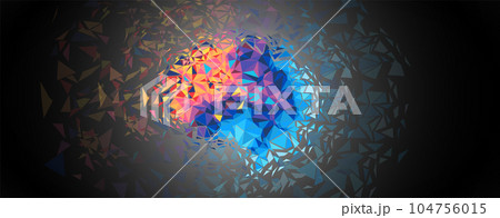 Conceptual technology illustration of artificial intelligence 104756015