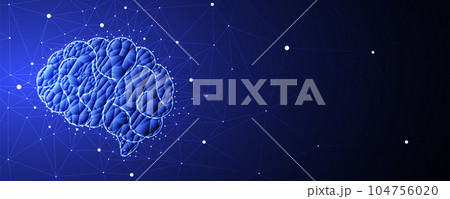 Conceptual technology illustration of artificial intelligence 104756020