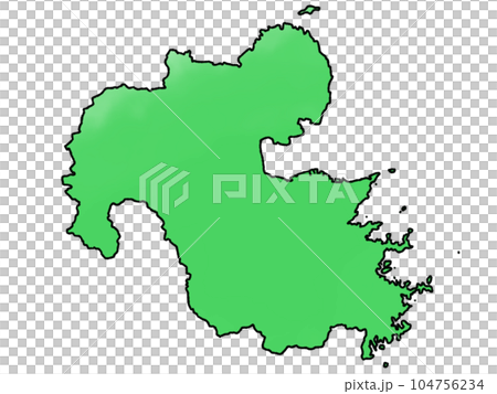 稍微寬鬆的大分縣地圖 104756234